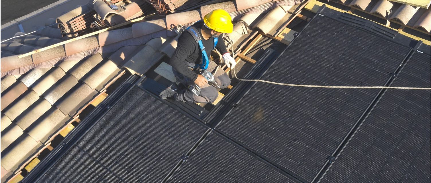 Pose de panneaux solaires EDILIANS
